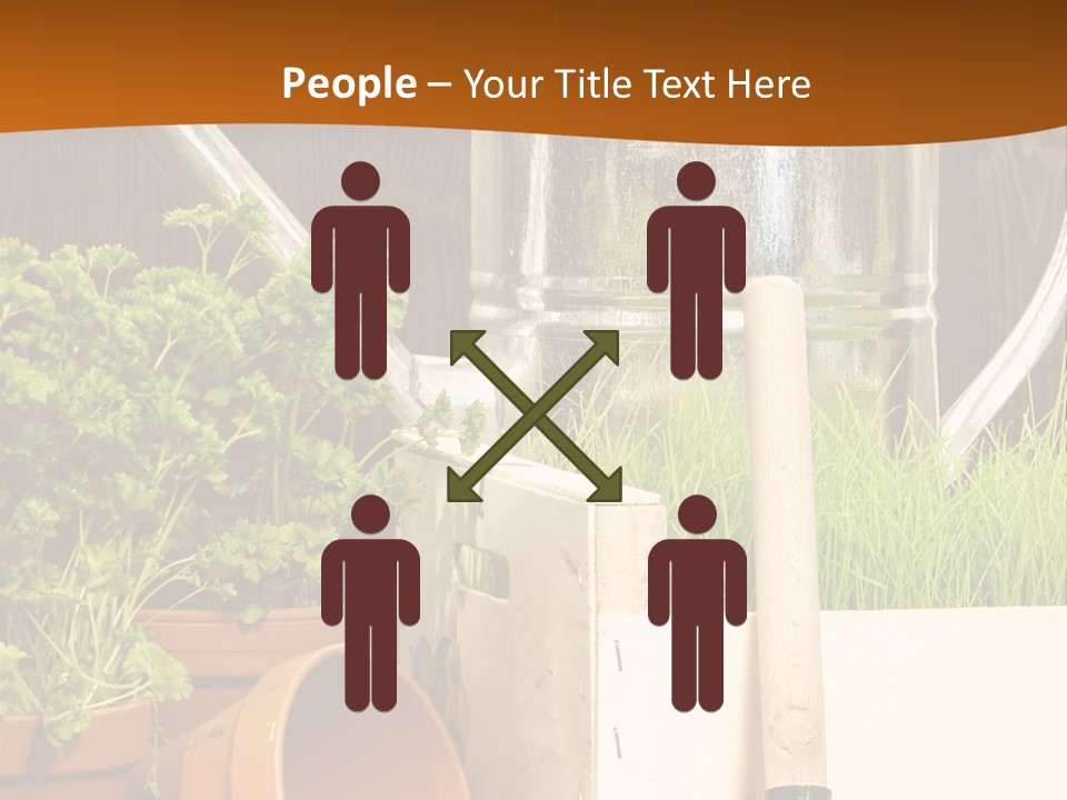 Potted Care Farm PowerPoint Template