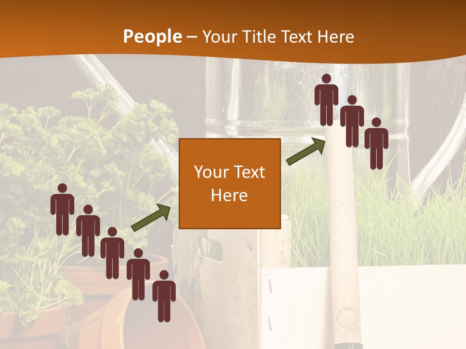 Potted Care Farm PowerPoint Template
