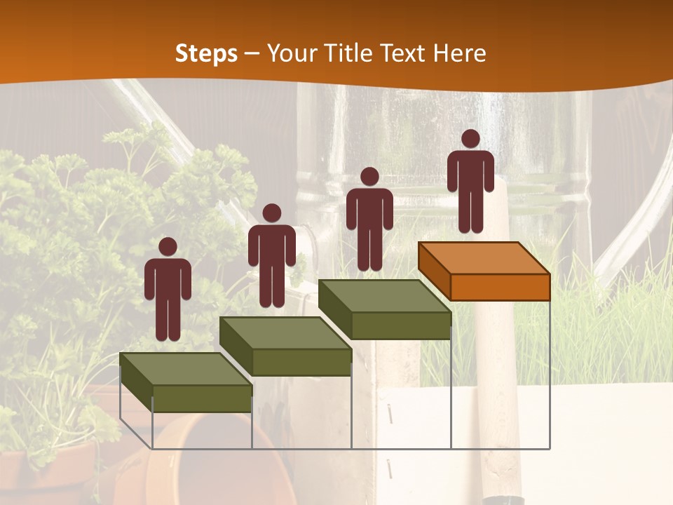 Potted Care Farm PowerPoint Template