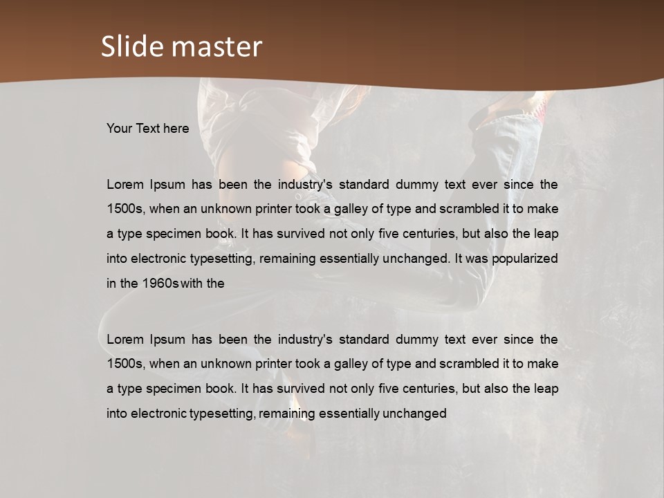 Dance Girl PowerPoint Template