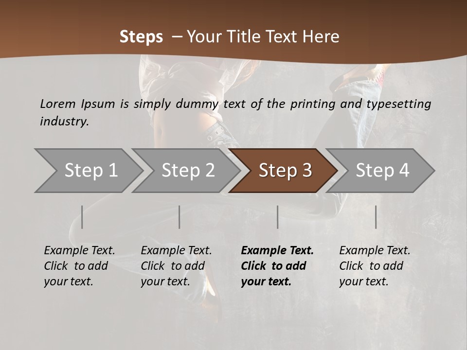 Dance Girl PowerPoint Template
