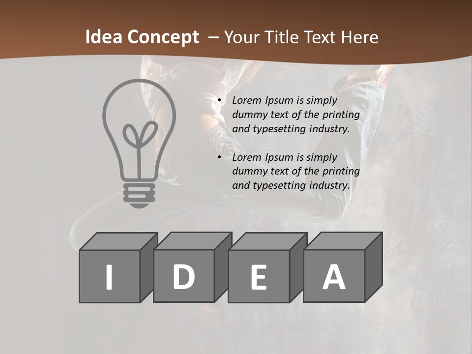 Dance Girl PowerPoint Template