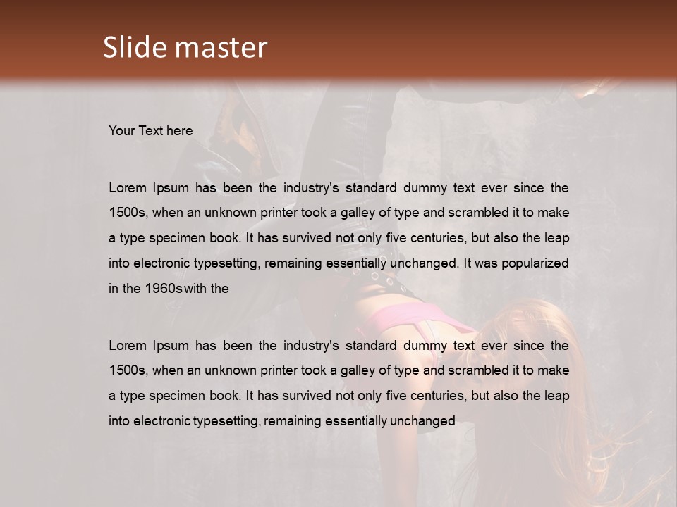 Light Painting Photoshop PowerPoint Template