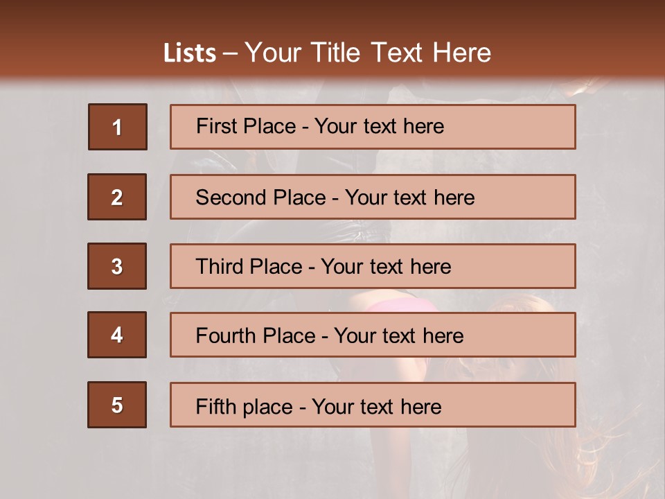 Light Painting Photoshop PowerPoint Template