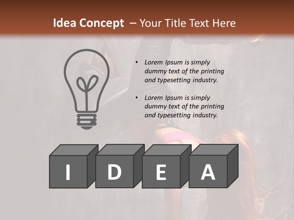 Light Painting Photoshop PowerPoint Template