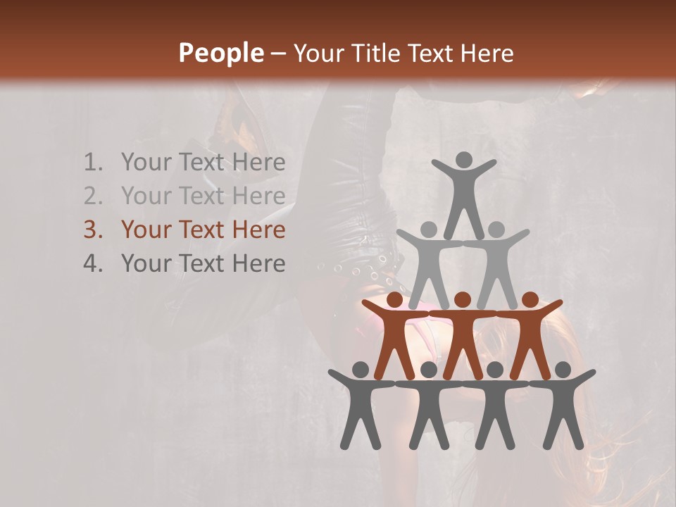 Light Painting Photoshop PowerPoint Template