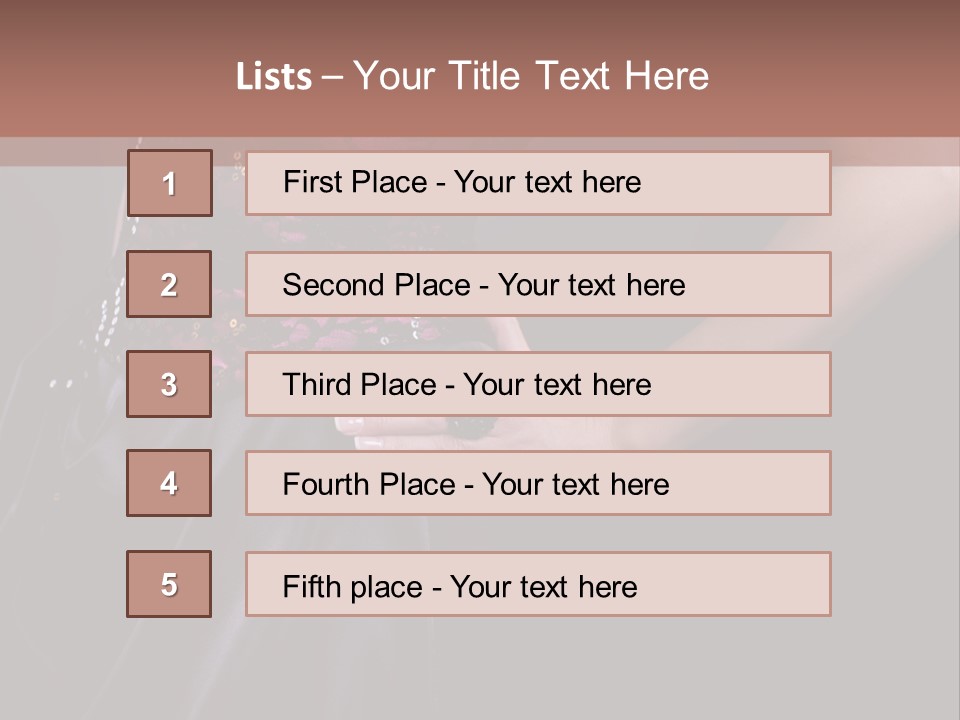 Cocktail Dress PowerPoint Template