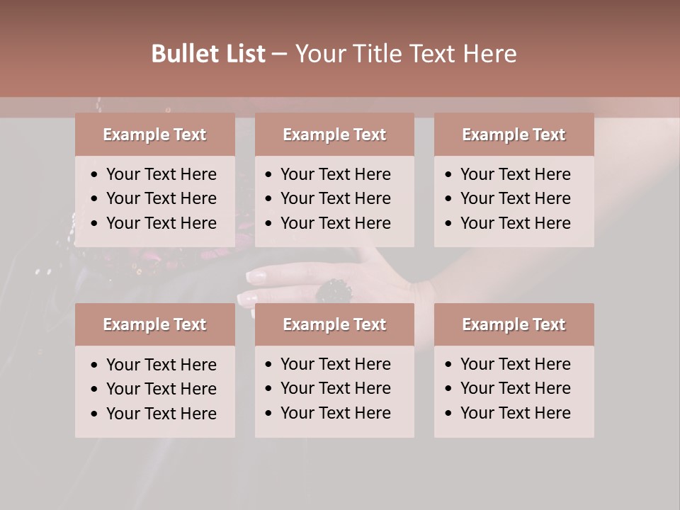 Cocktail Dress PowerPoint Template