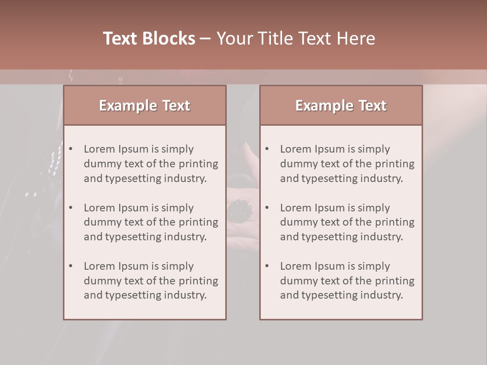 Cocktail Dress PowerPoint Template