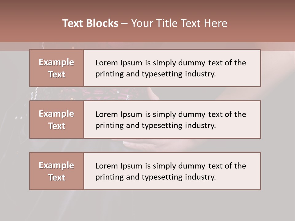 Cocktail Dress PowerPoint Template