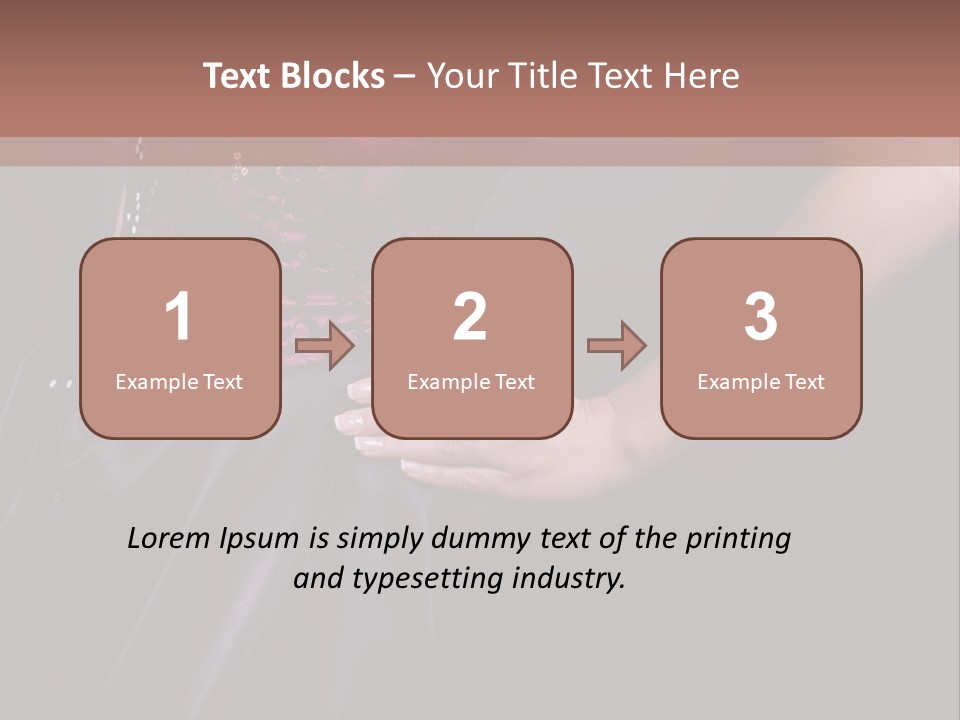 Cocktail Dress PowerPoint Template
