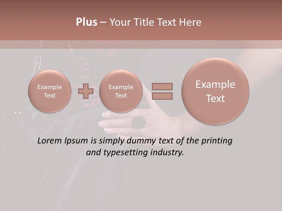 Cocktail Dress PowerPoint Template