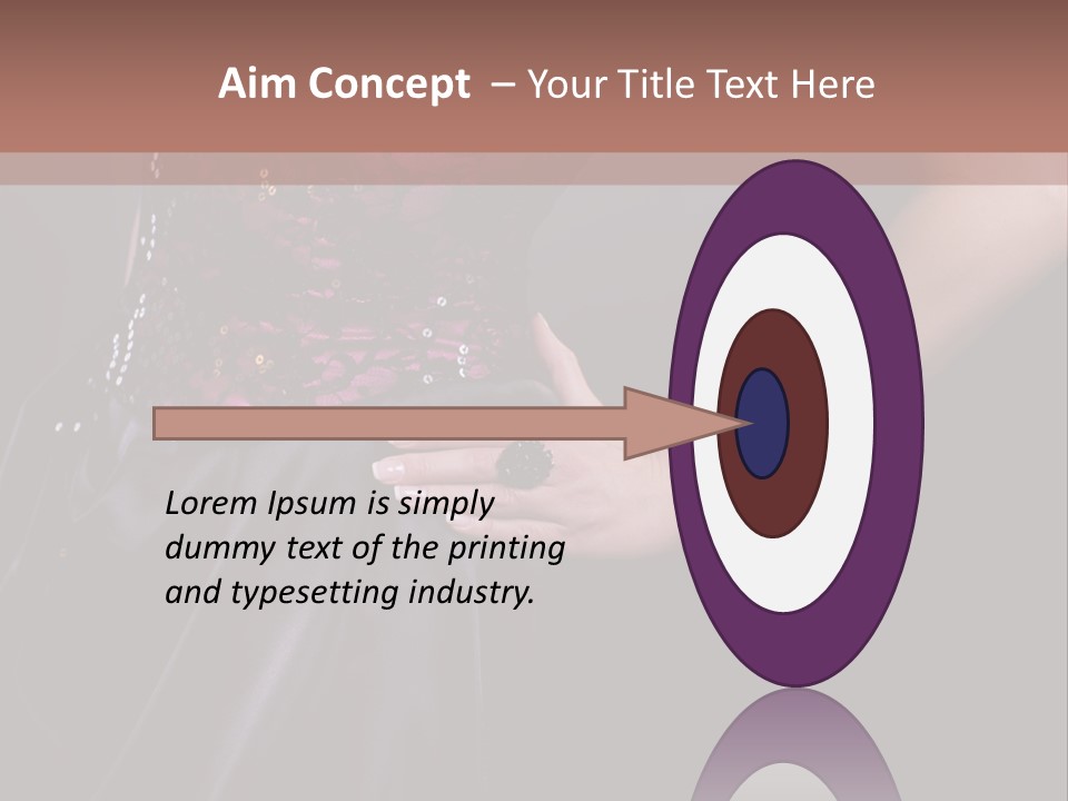 Cocktail Dress PowerPoint Template