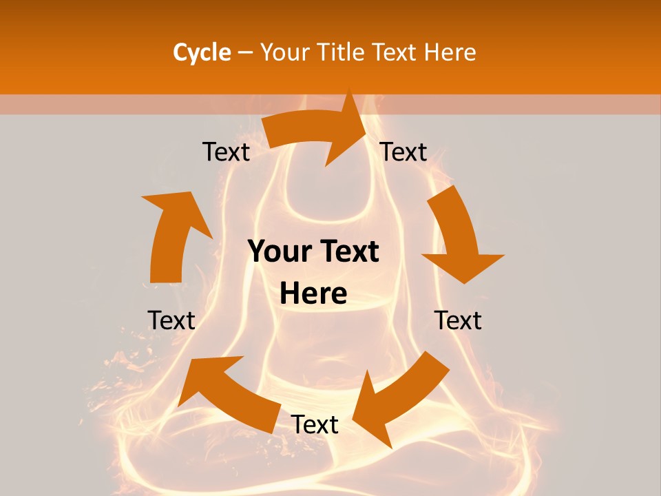 Meditation Circle PowerPoint Template