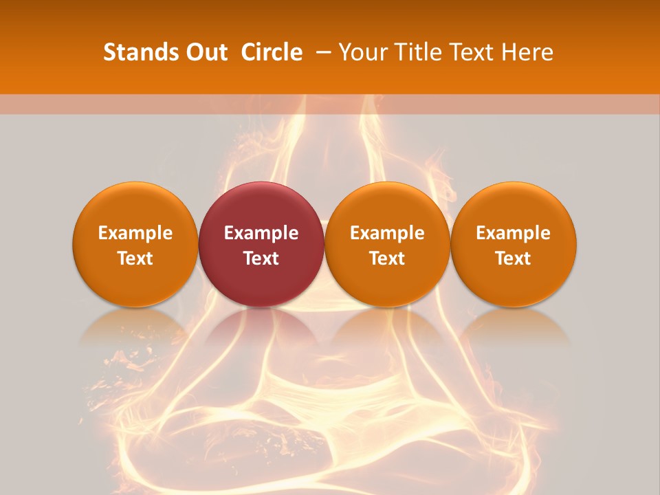 Meditation Circle PowerPoint Template