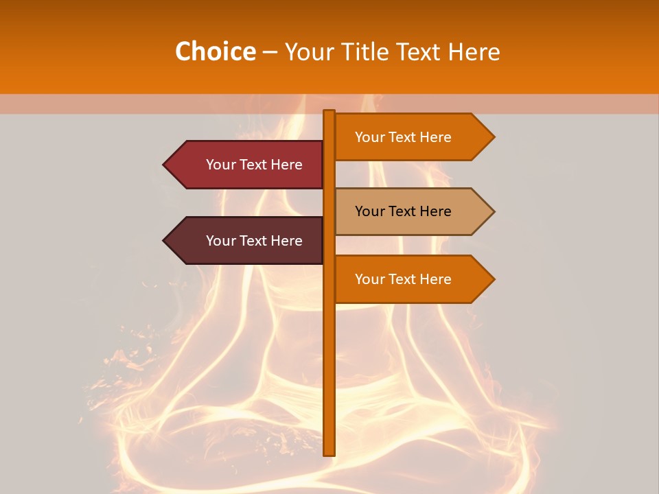 Meditation Circle PowerPoint Template