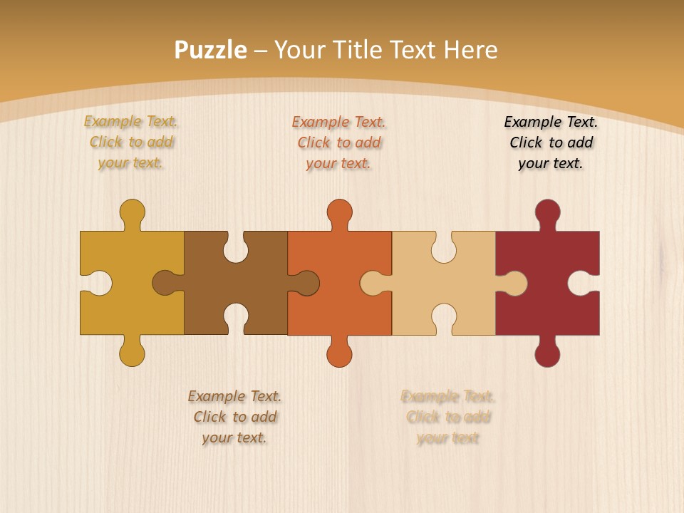 Light Closeup Brown PowerPoint Template