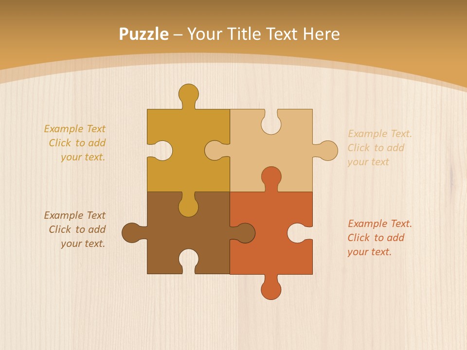Light Closeup Brown PowerPoint Template