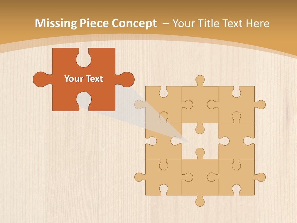 Light Closeup Brown PowerPoint Template