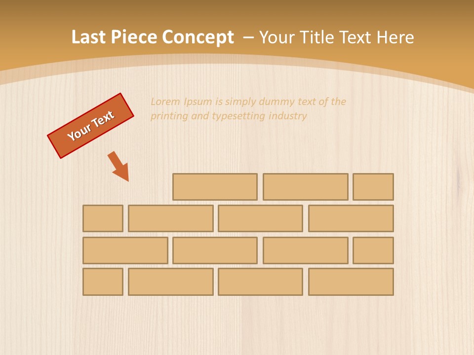 Light Closeup Brown PowerPoint Template