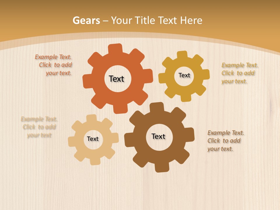 Light Closeup Brown PowerPoint Template