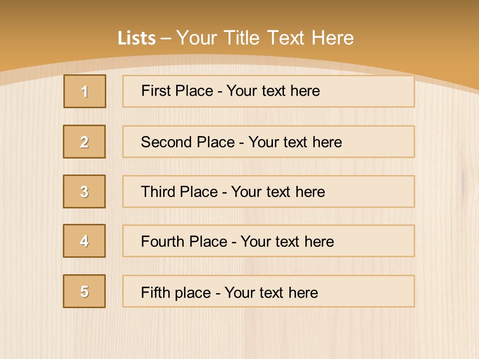 Light Closeup Brown PowerPoint Template