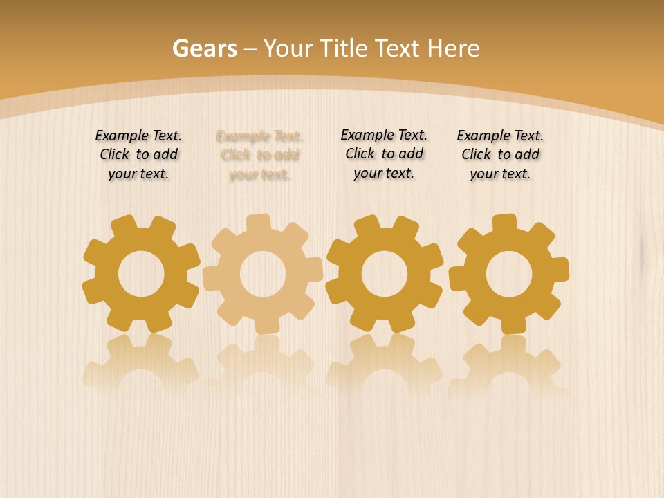 Light Closeup Brown PowerPoint Template