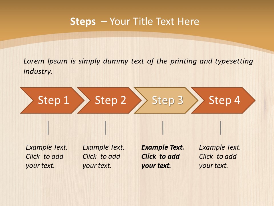 Light Closeup Brown PowerPoint Template
