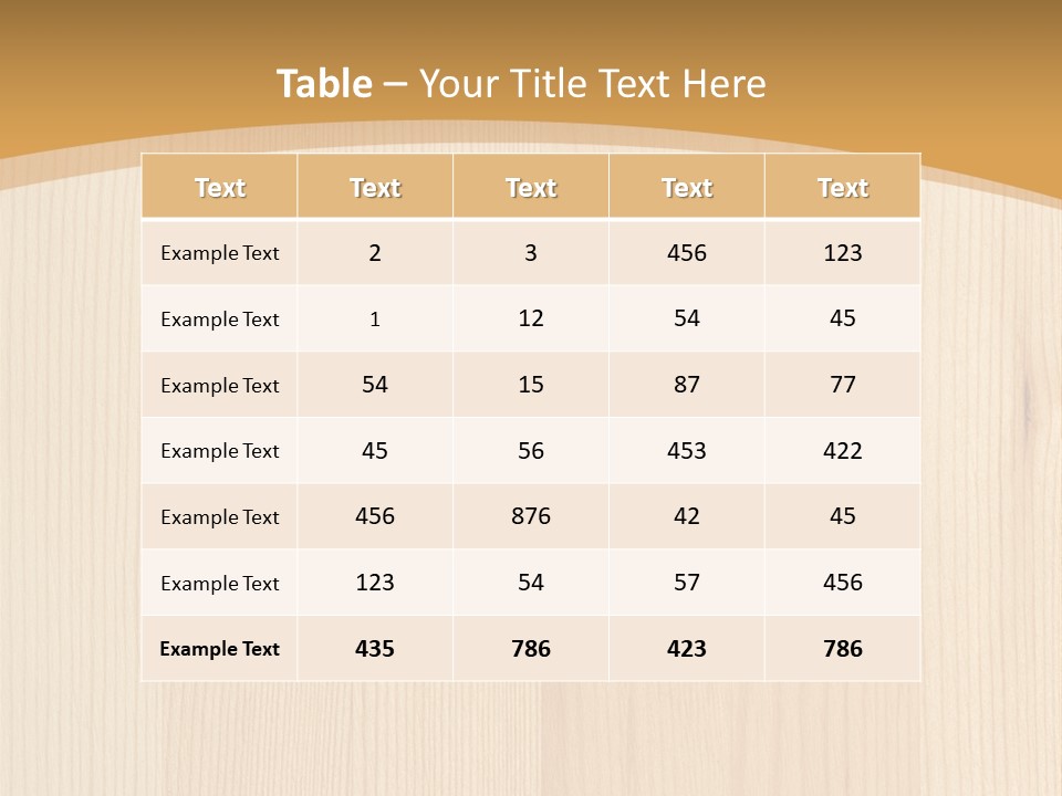 Light Closeup Brown PowerPoint Template