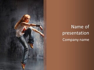 Movement Motion Jazz PowerPoint Template