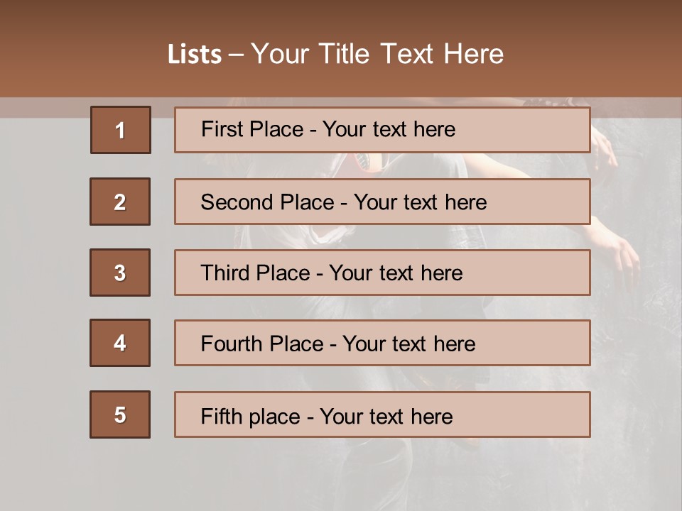 Movement Motion Jazz PowerPoint Template