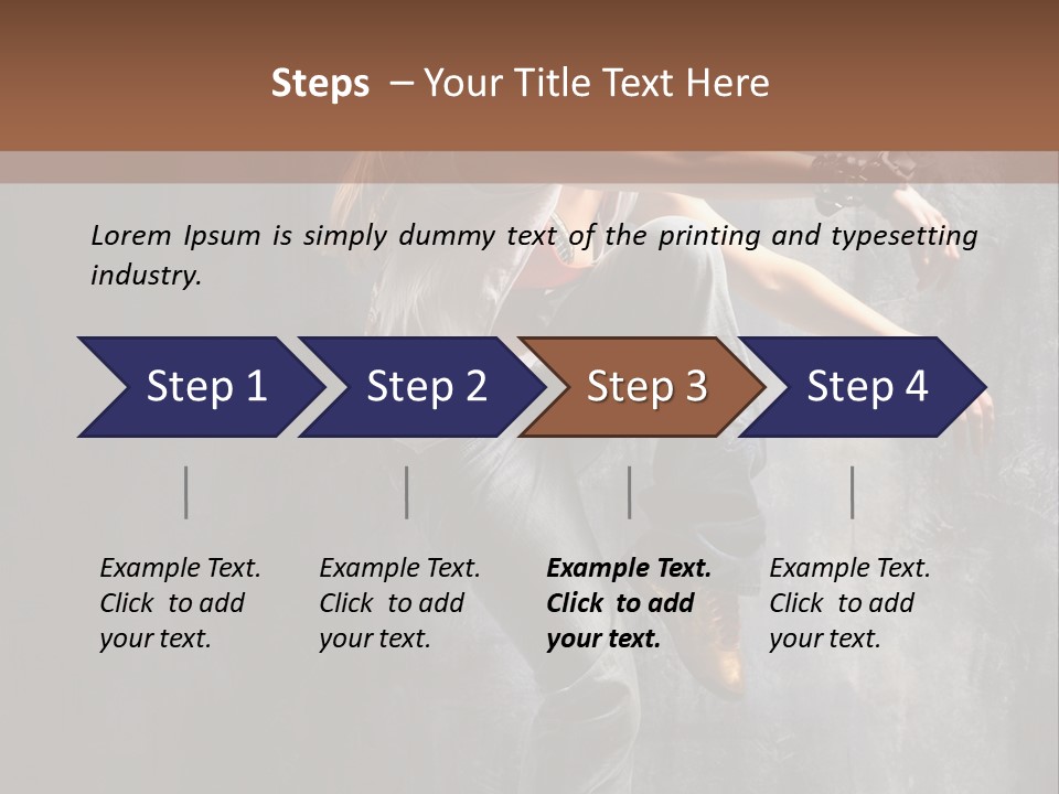 Movement Motion Jazz PowerPoint Template
