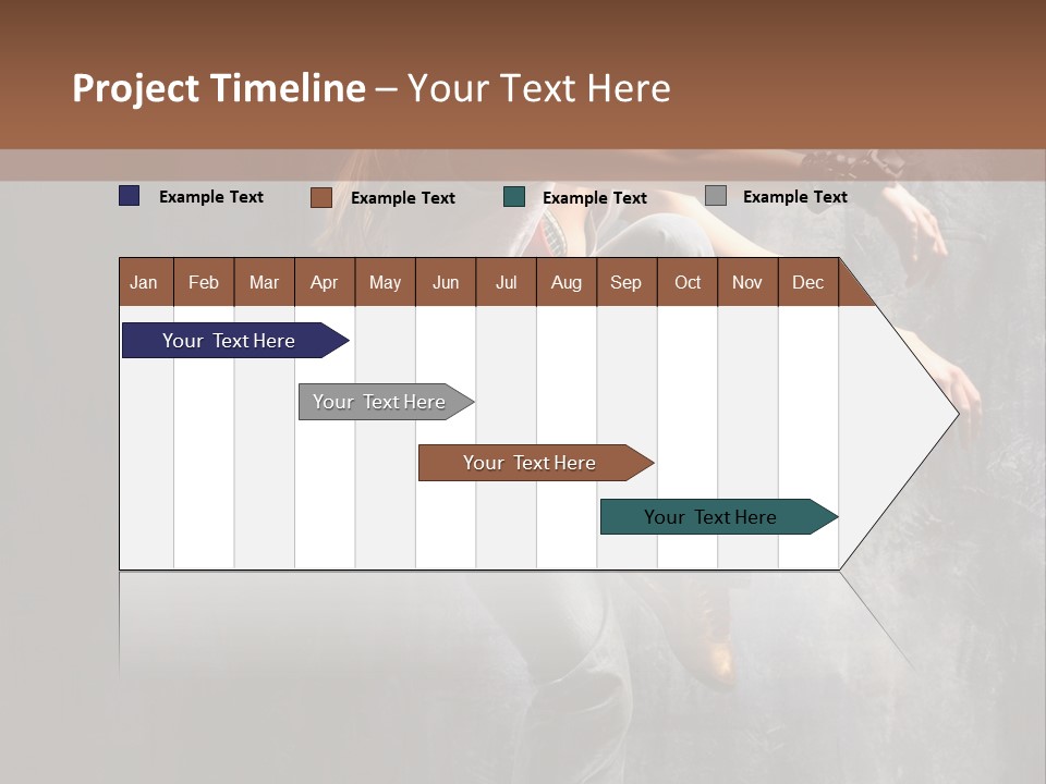 Movement Motion Jazz PowerPoint Template