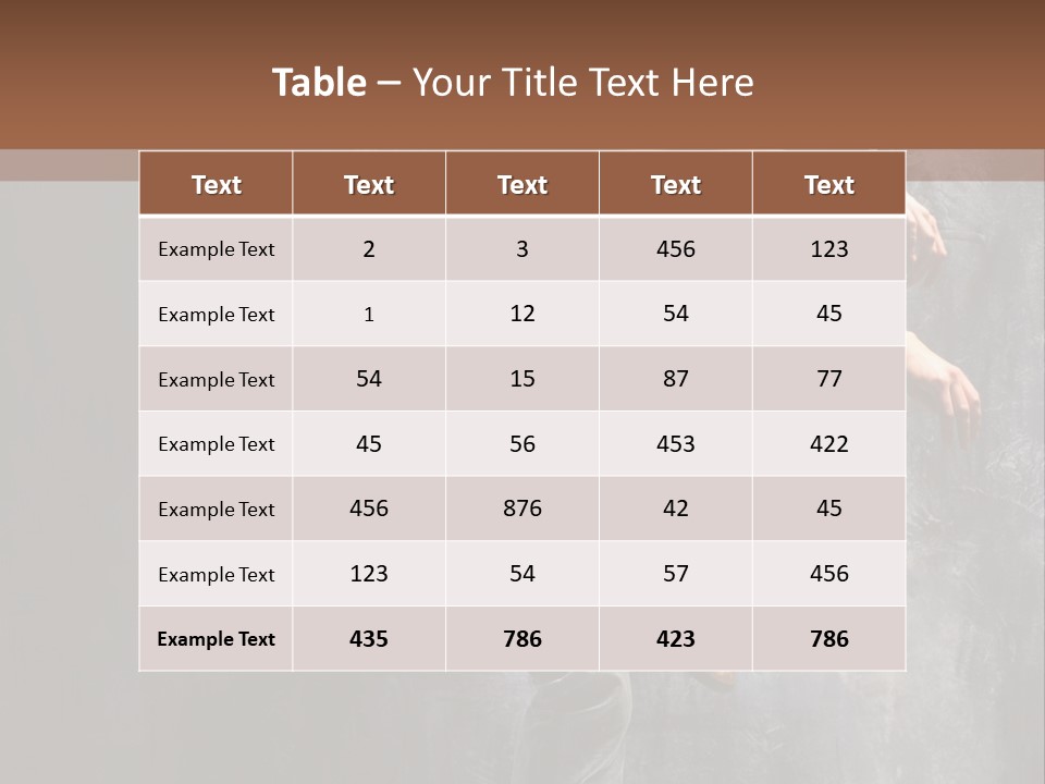 Movement Motion Jazz PowerPoint Template