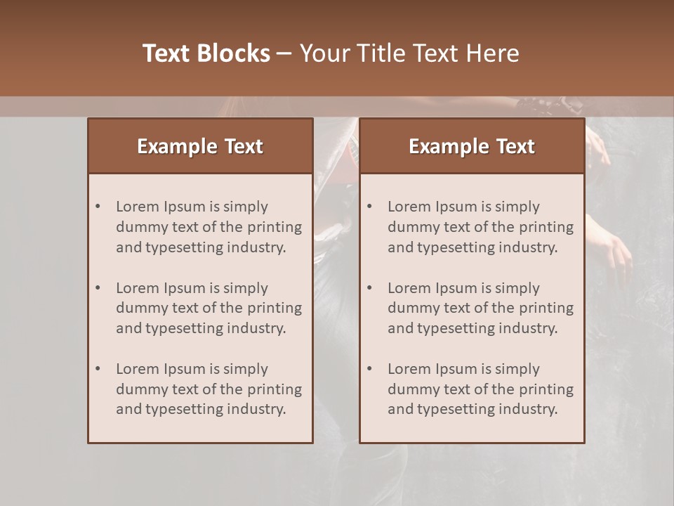 Movement Motion Jazz PowerPoint Template