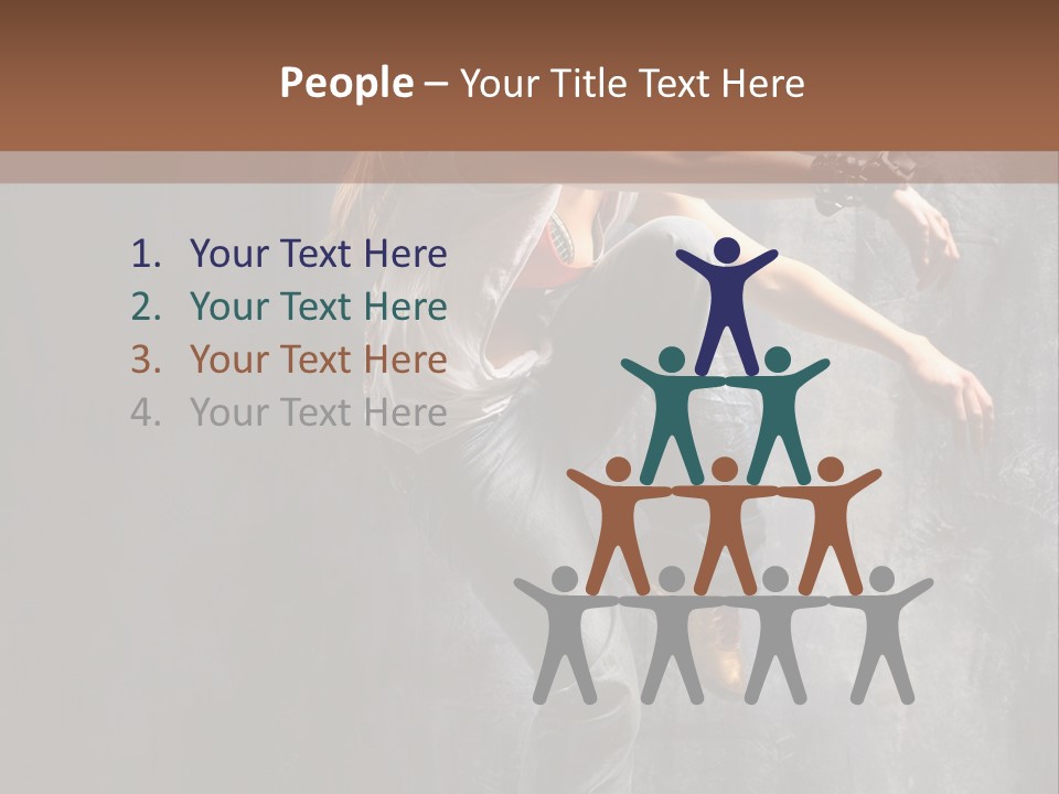 Movement Motion Jazz PowerPoint Template