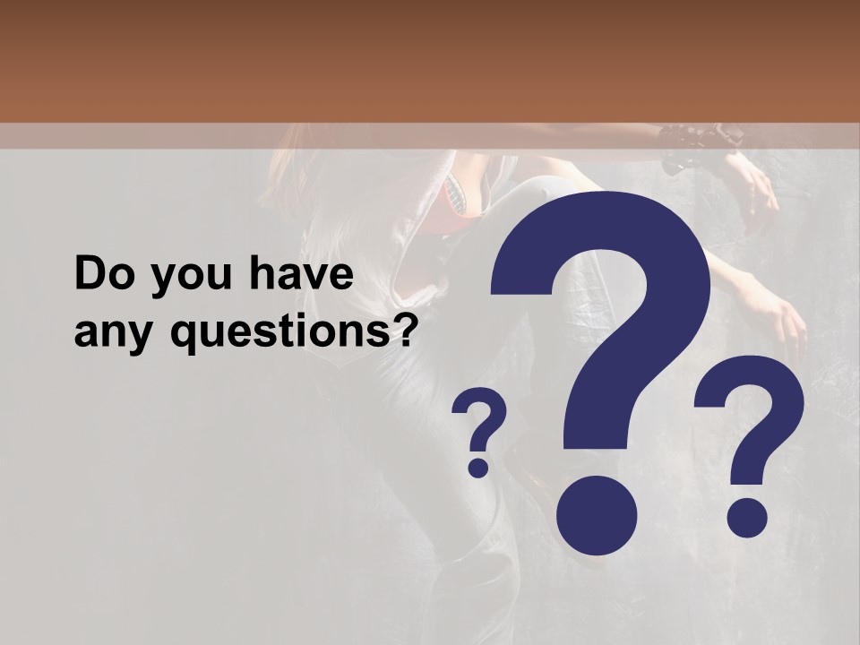 Movement Motion Jazz PowerPoint Template