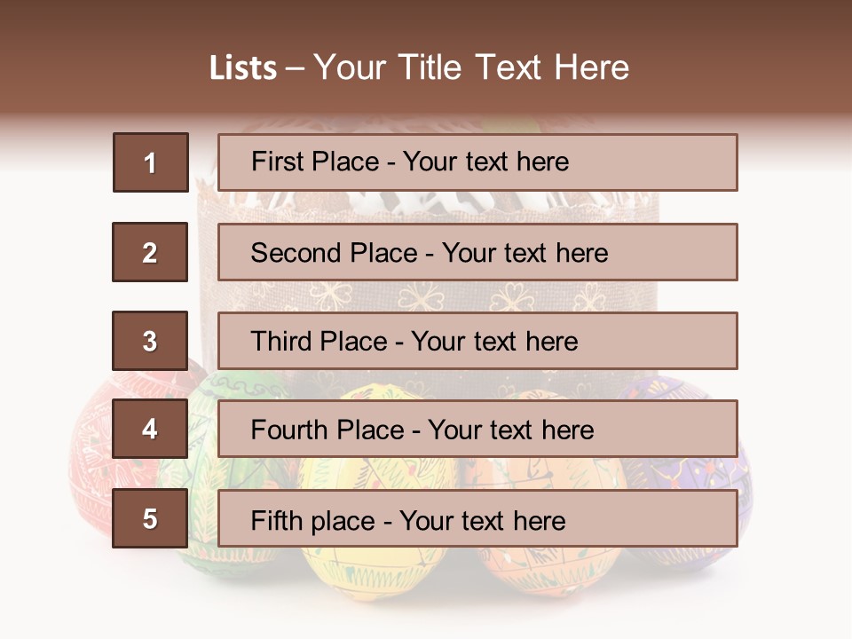 Blue Ornate Cake PowerPoint Template