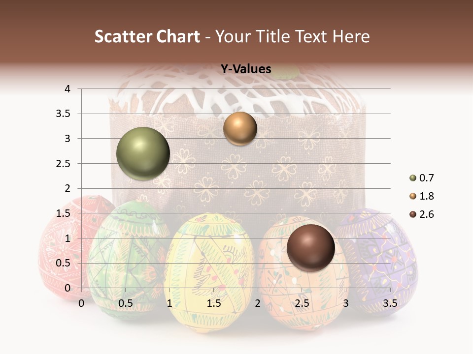 Blue Ornate Cake PowerPoint Template