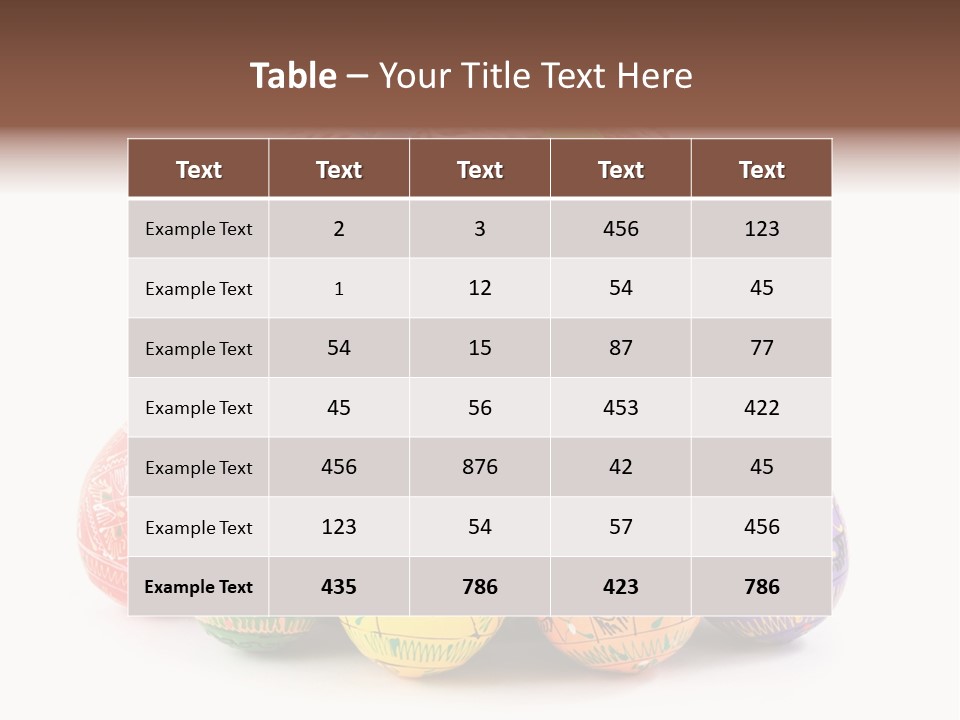 Blue Ornate Cake PowerPoint Template