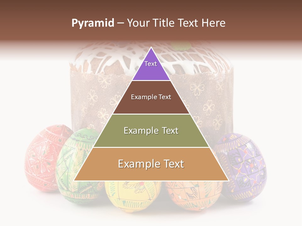 Blue Ornate Cake PowerPoint Template