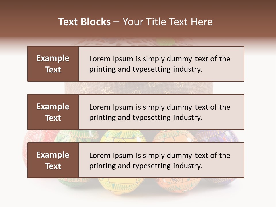 Blue Ornate Cake PowerPoint Template