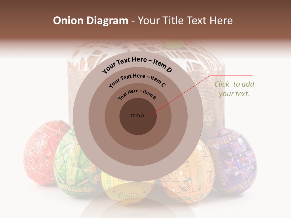 Blue Ornate Cake PowerPoint Template