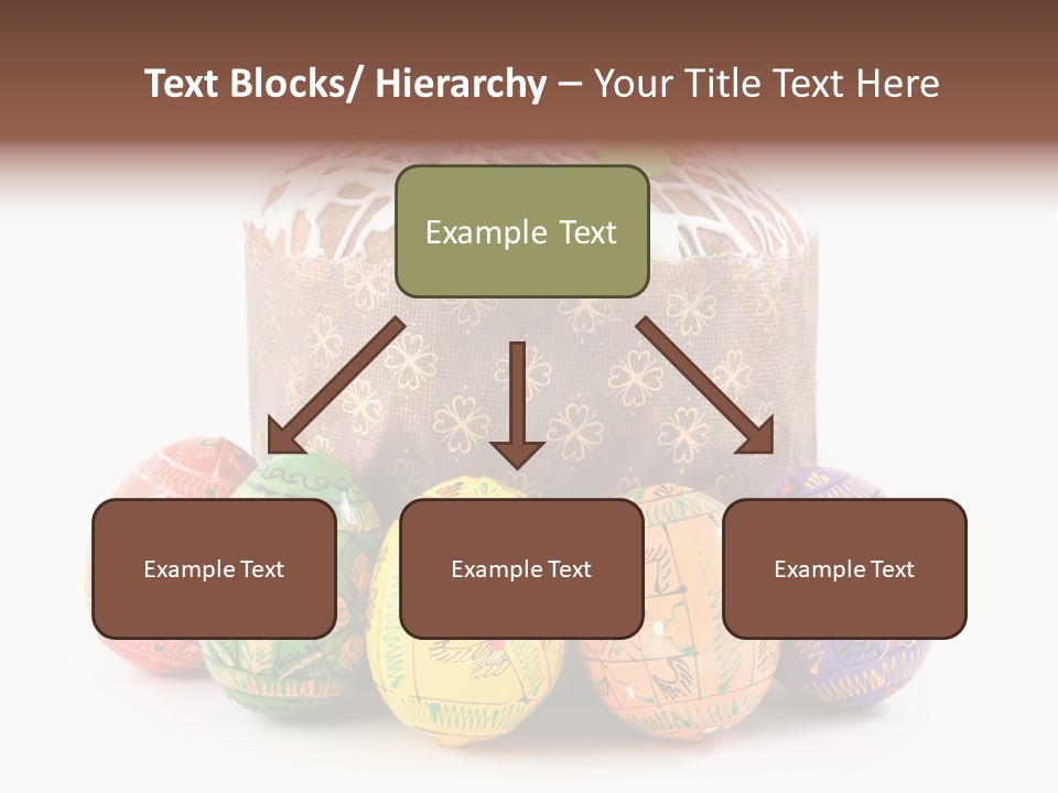 Blue Ornate Cake PowerPoint Template