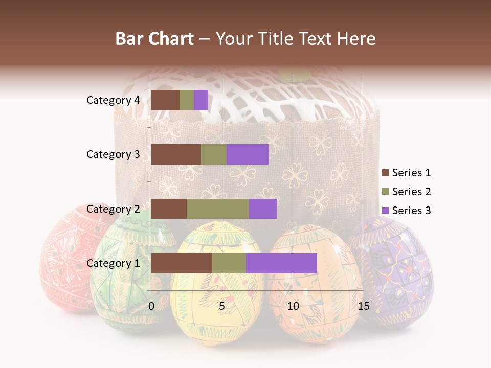 Blue Ornate Cake PowerPoint Template