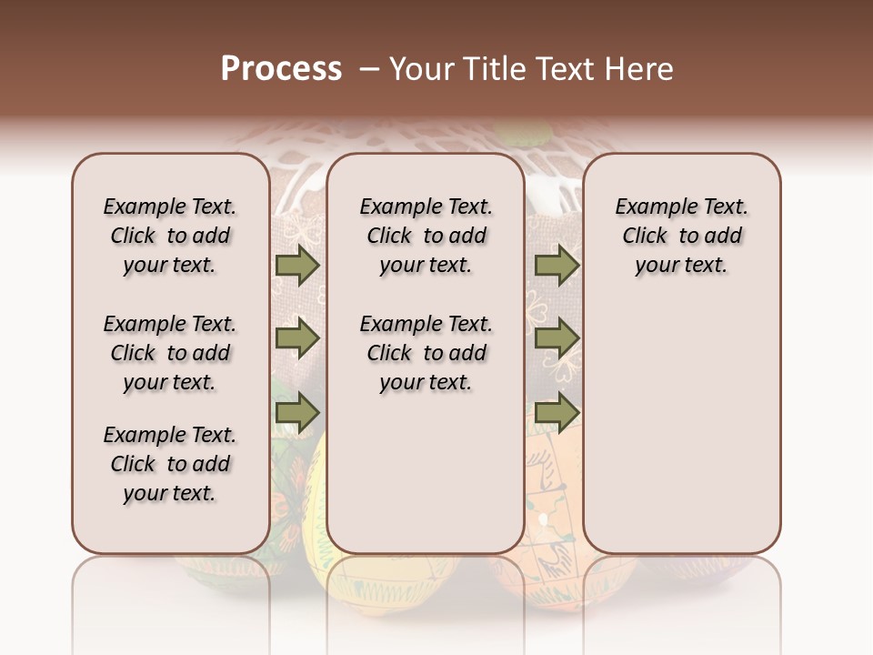 Blue Ornate Cake PowerPoint Template