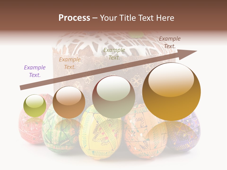 Blue Ornate Cake PowerPoint Template