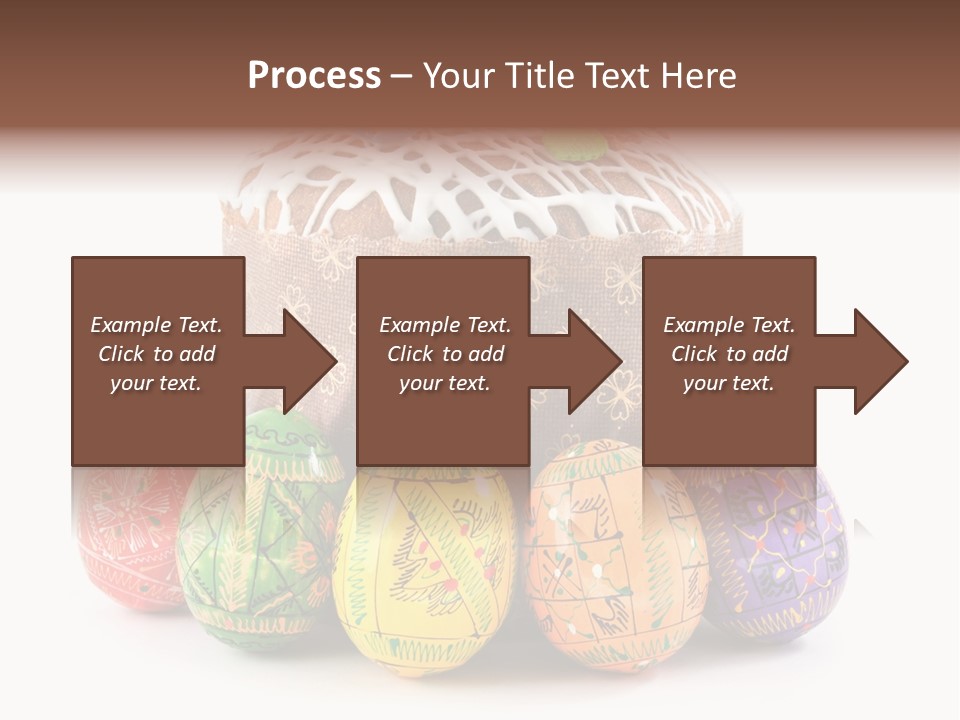 Blue Ornate Cake PowerPoint Template