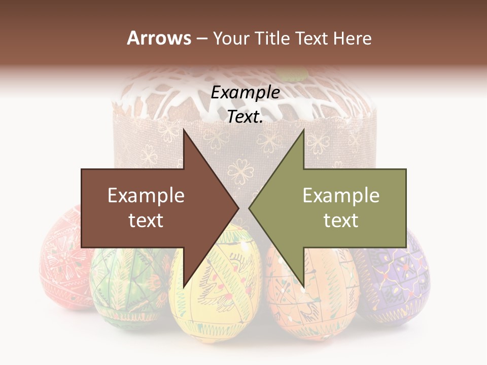 Blue Ornate Cake PowerPoint Template