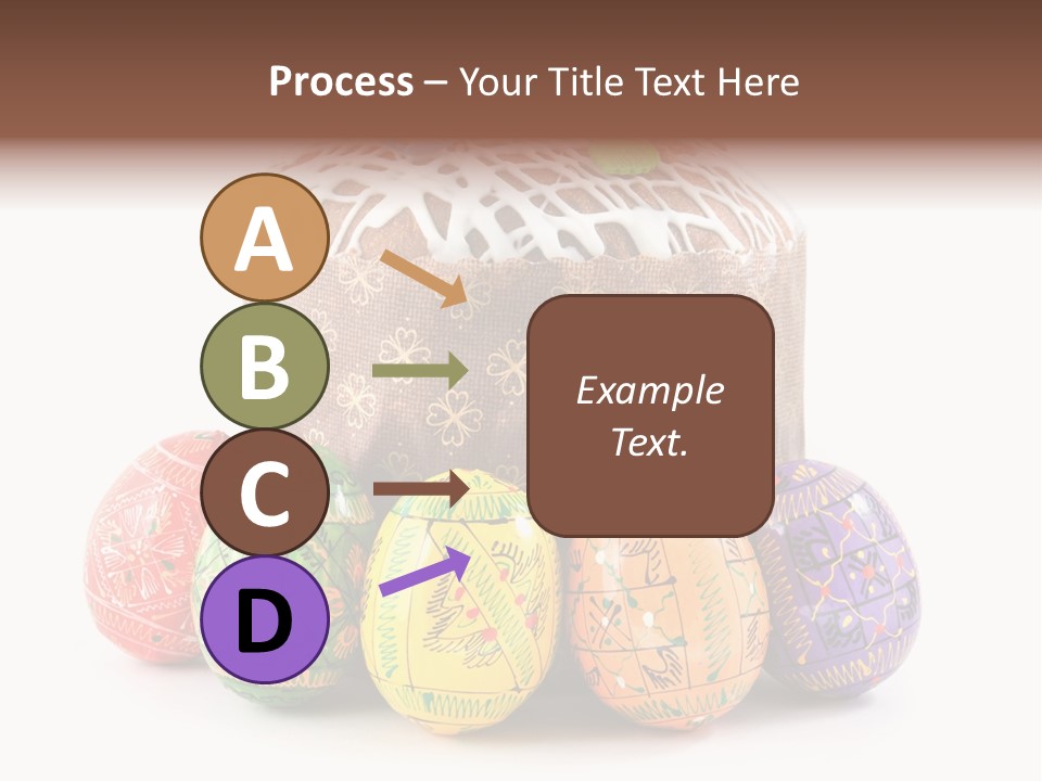 Blue Ornate Cake PowerPoint Template